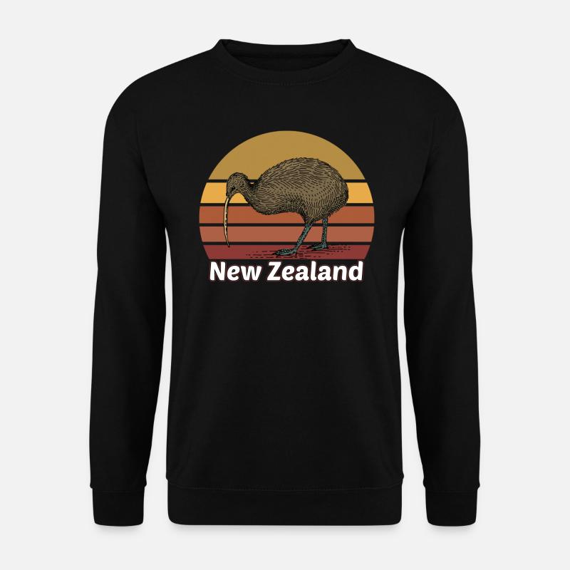 Neuseeland - Unisex Pullover - Schwarz