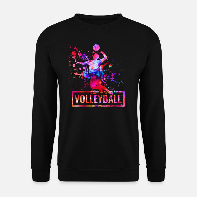 Volleyball - Unisex Pullover - Schwarz