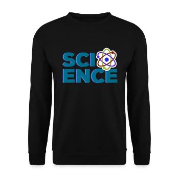 Wissenschaft - Unisex Pullover - Schwarz - Vorne - Alina (178cm) & Michal (187cm)