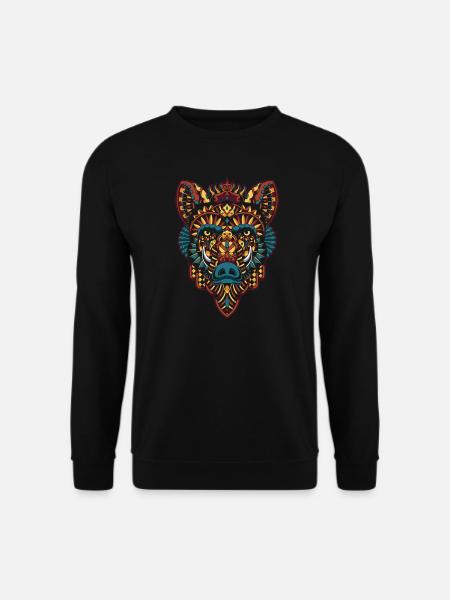 Wildschwein - Unisex Pullover - Schwarz