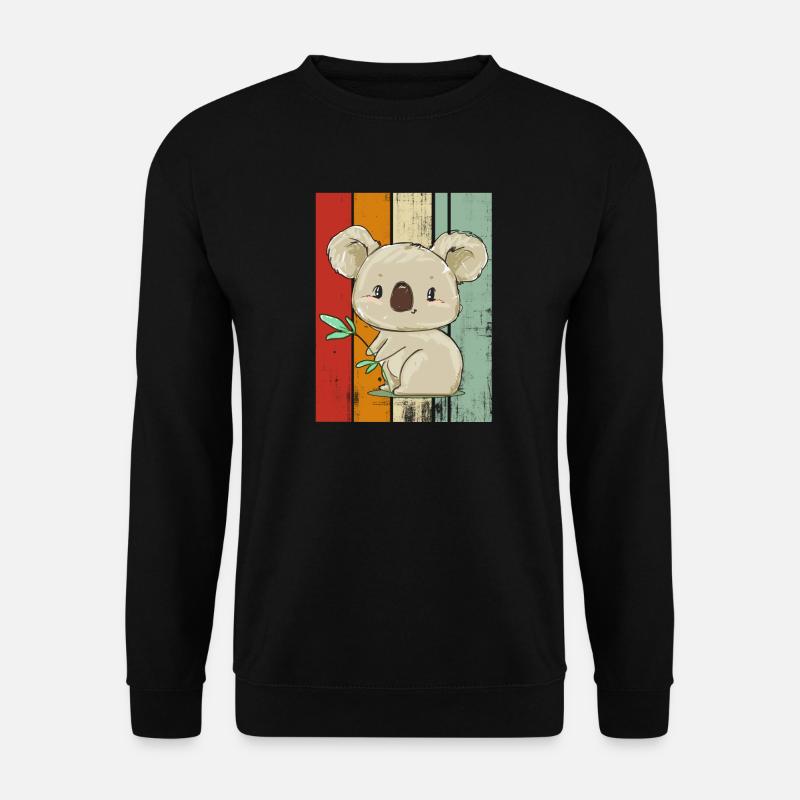 Koala - Unisex Pullover - Schwarz