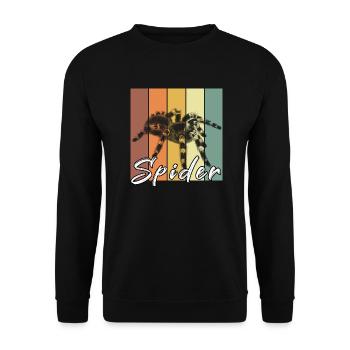 Araign? e - Sweat-shirt Unisexe - noir - Devant - Alina (178cm) & Michal (187cm)