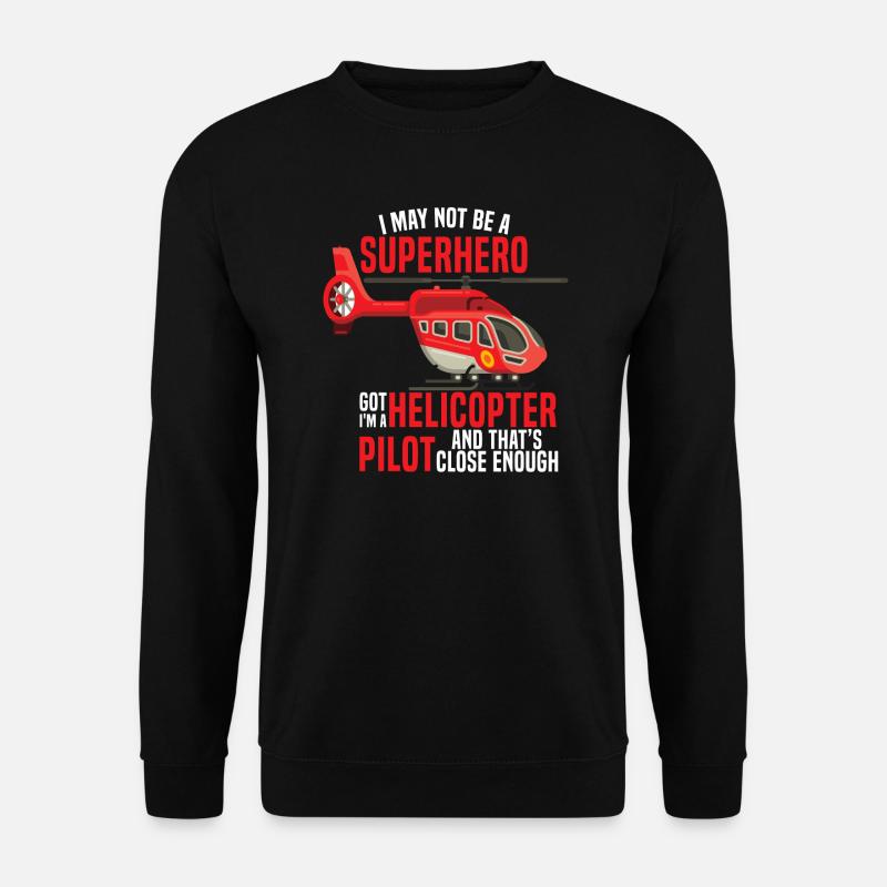 Hubschrauber - Unisex Pullover - Schwarz