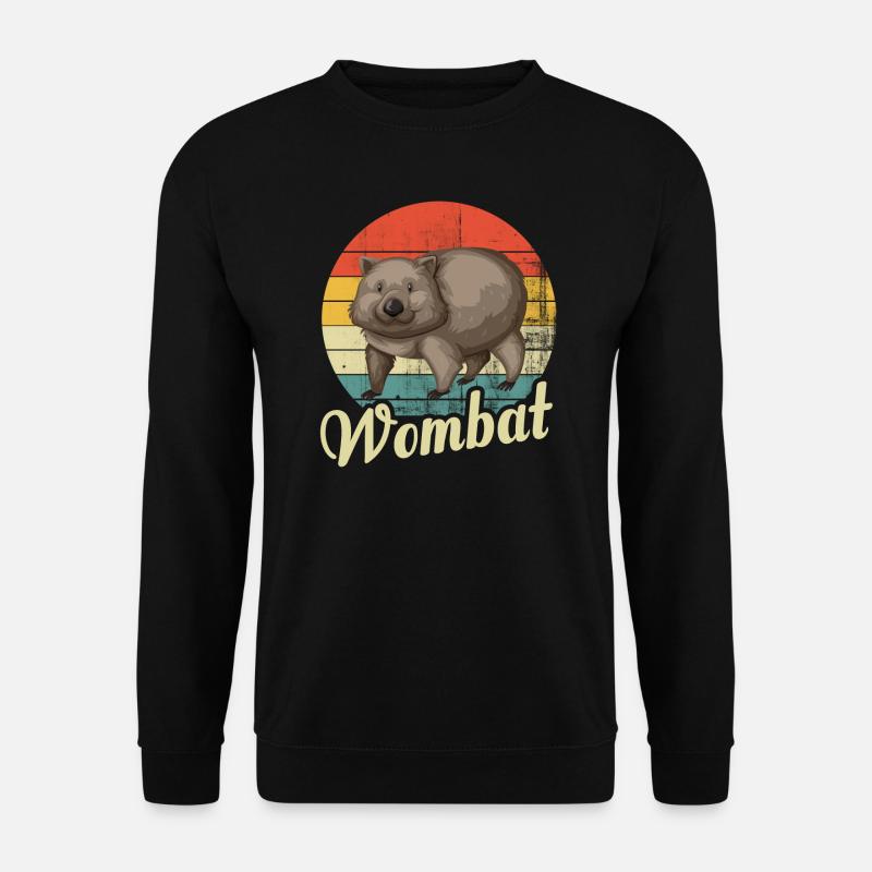 Wombat - Unisex Sweatshirt - black