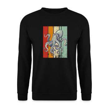 Marine animal - Unisex Sweatshirt - black - Front - Alina (178cm) & Michal (187cm)