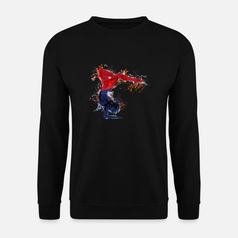 faire de la gymnastique - Sweat-shirt Unisexe - noir