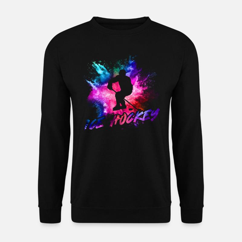 Eishockey - Unisex Pullover - Schwarz
