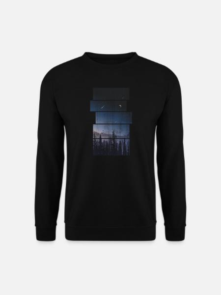 Natur-Landschaft - Unisex Pullover - Schwarz