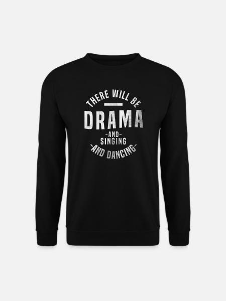 drama - Unisex Sweatshirt - black