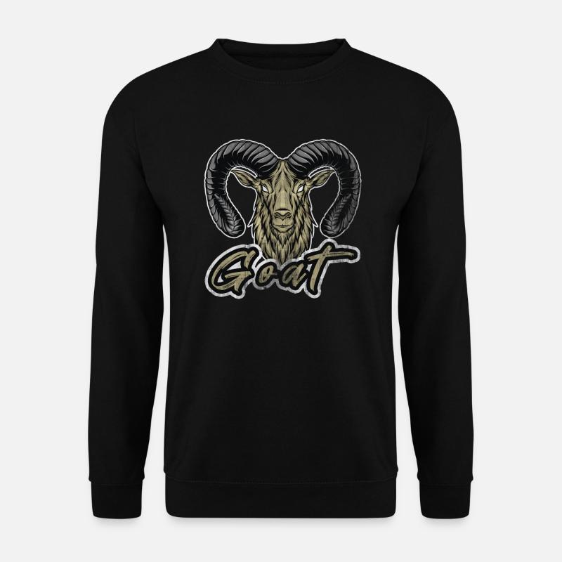 Ziege - Unisex Pullover - Schwarz