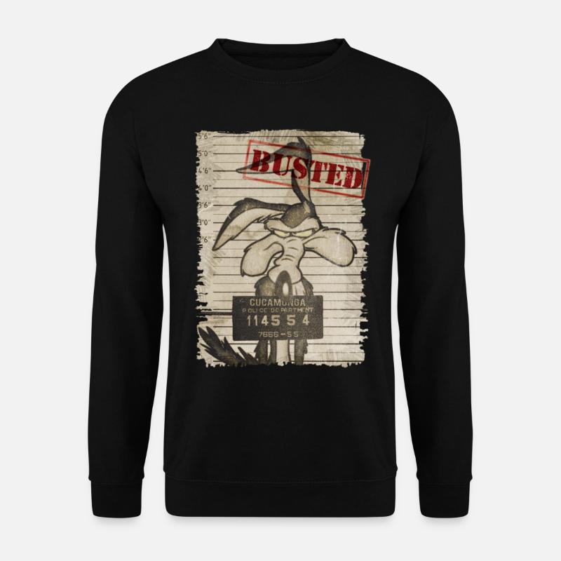Looney Tunes Wile E. Coyote Busted - Unisex Pullover - Schwarz