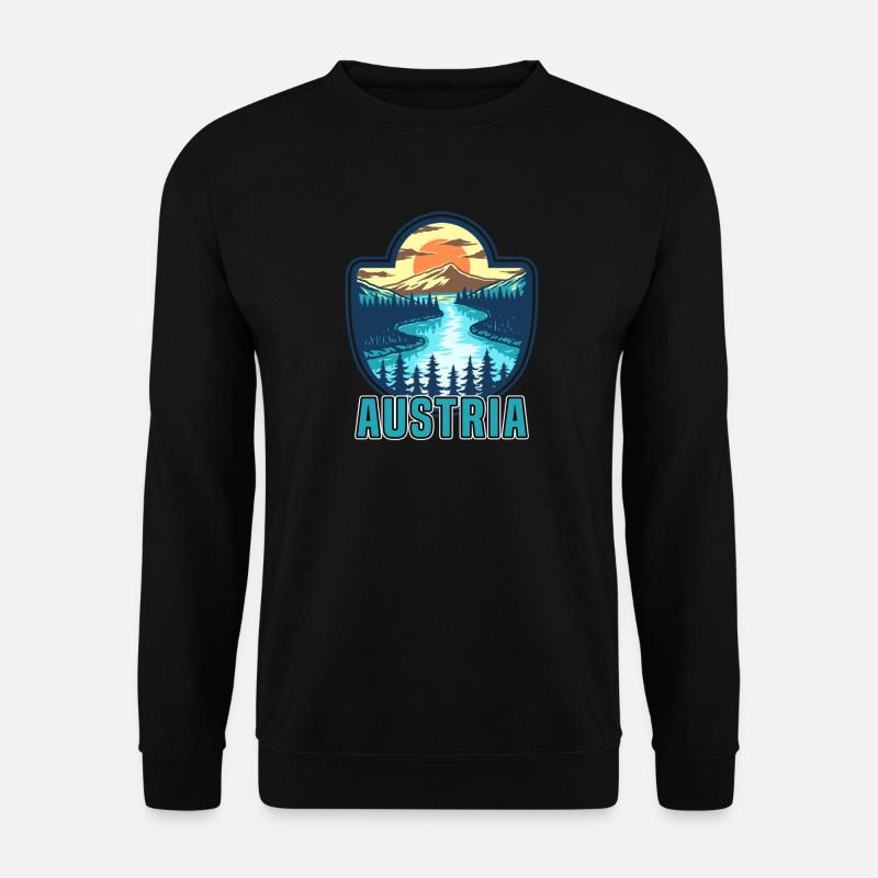 Österreich - Unisex Pullover - Schwarz