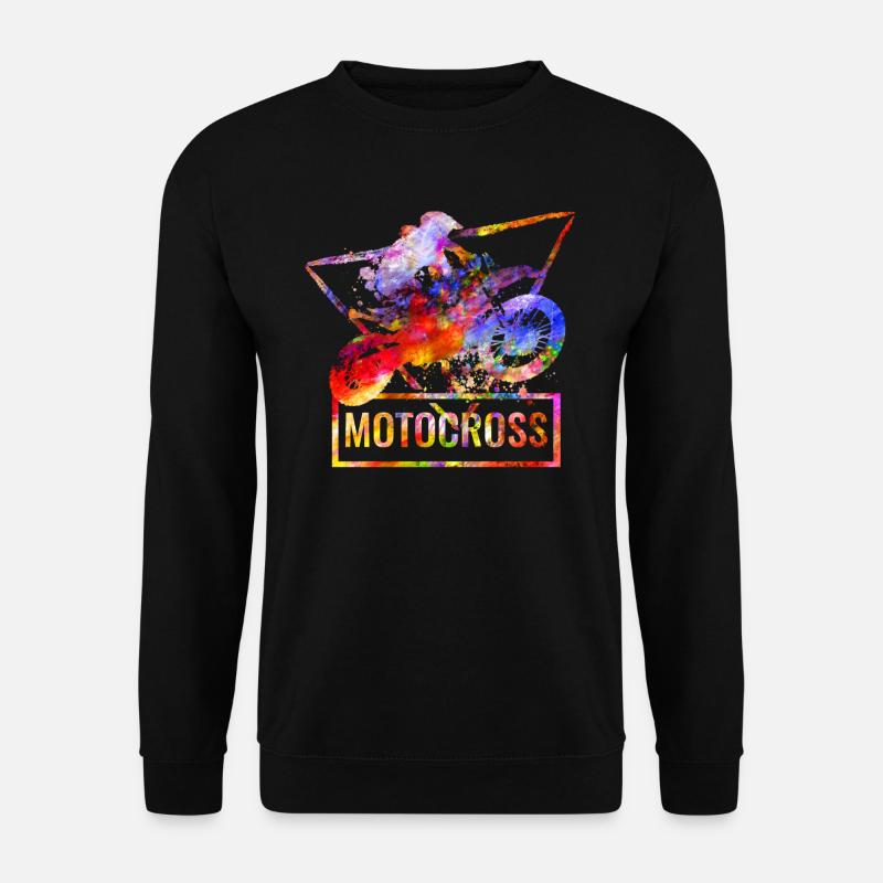 Motocross - Unisex Pullover - Schwarz