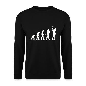 Evolution Golf - Unisex Pullover - Schwarz - Vorne - Alina (178cm) & Michal (187cm)