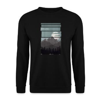 nature - Sweat-shirt Unisexe - noir - Devant - Alina (178cm) & Michal (187cm)