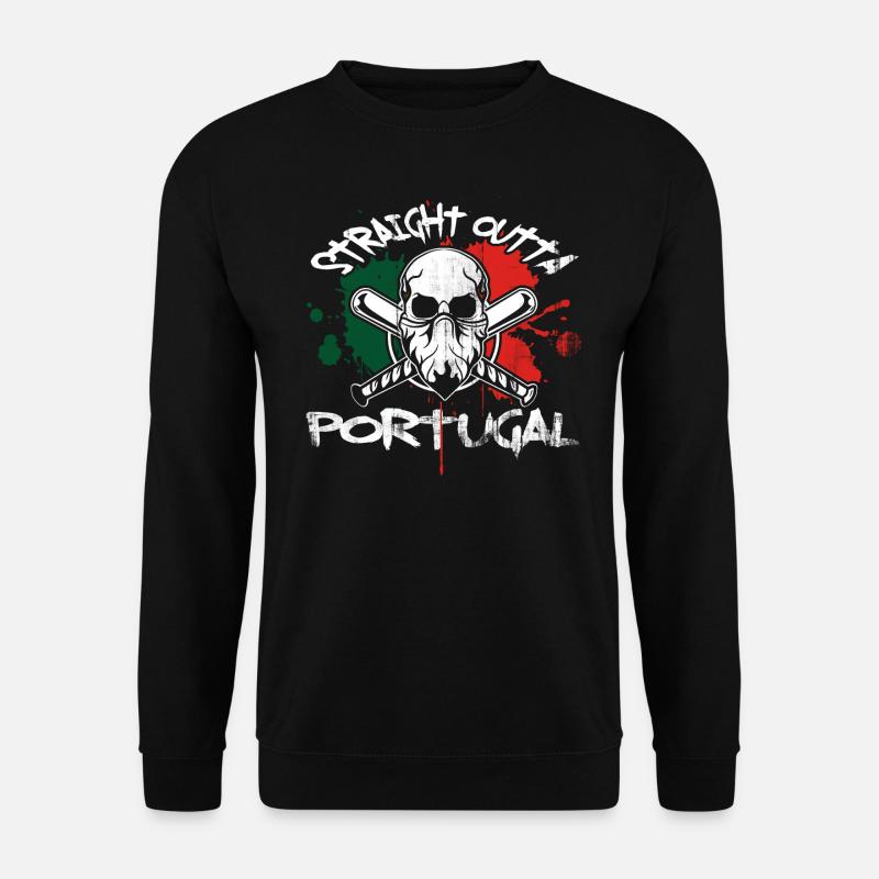 État du pavillon portugais - Sweat-shirt Unisexe - noir