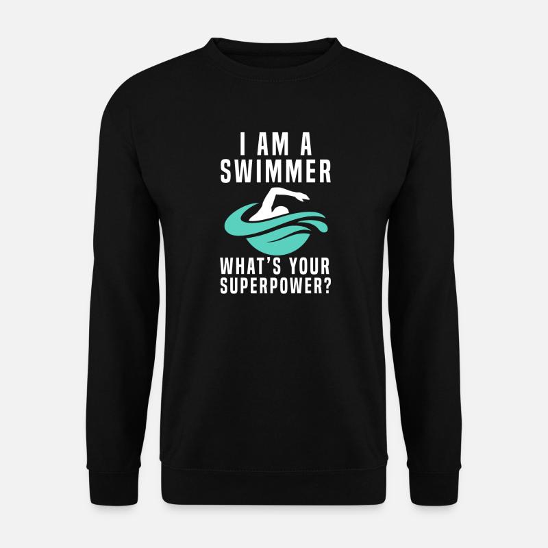 swimmer - Unisex Sweatshirt - black