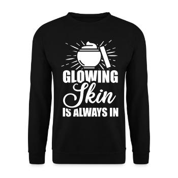 Soins du visage Peau Derma Dermatologe - Sweat-shirt Unisexe - noir - Devant - Alina (178cm) & Michal (187cm)