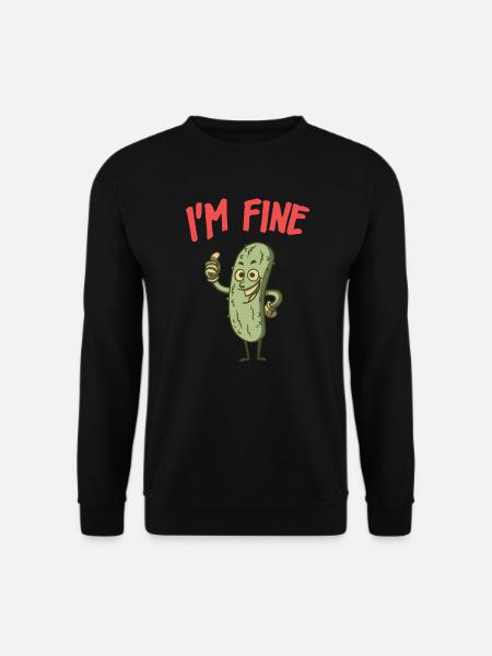 Beau cornichon - Sweat-shirt Unisexe - noir