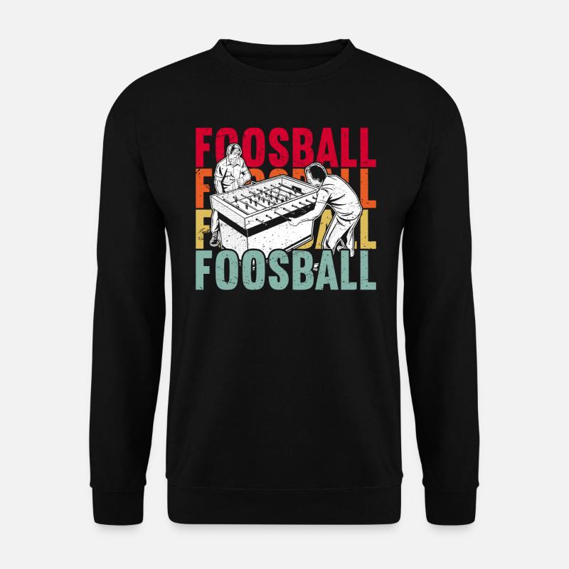 Tischfußball - Unisex Pullover - Schwarz