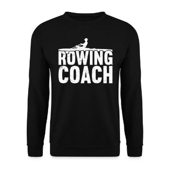 Aviron Bateau à rames Rameur - Sweat-shirt Unisexe - noir - Devant - Alina (178cm) & Michal (187cm)