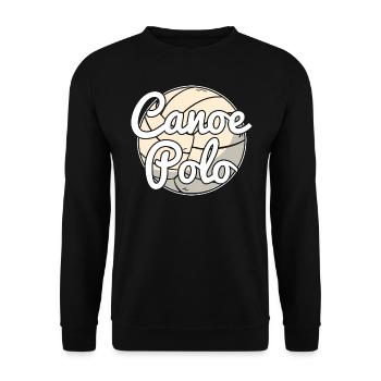 Kanu-Polo - Unisex Pullover - Schwarz - Vorne - Alina (178cm) & Michal (187cm)