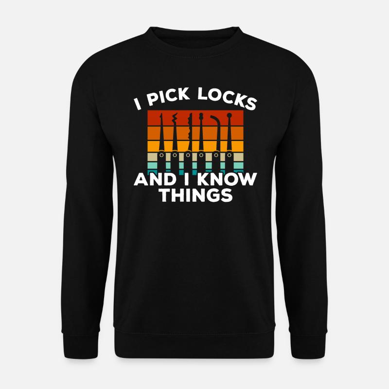 Locksmith Locksmithing Locksmiths - Unisex Sweatshirt - black