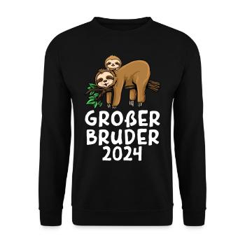 Big Brother 2024 Paresseux - Sweat-shirt Unisexe - noir - Devant - Alina (178cm) & Michal (187cm)