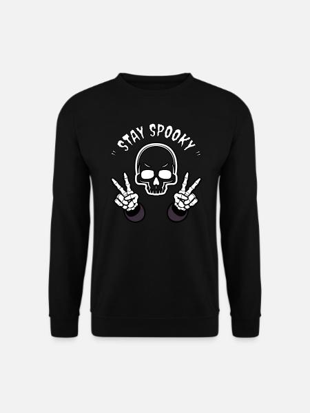 Stay Spooky Skeleton - Unisex Pullover - Schwarz