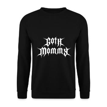Goth Mommy! Goth Girl Gothic Aesthetic - Unisex Sweatshirt - black - Front - Alina (178cm) & Michal (187cm)
