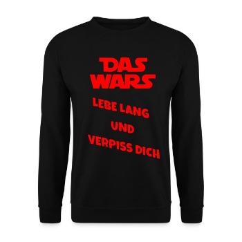 Lebe lang und Verpiss dich - Unisex Pullover - Schwarz - Vorne - Alina (178cm) & Michal (187cm)