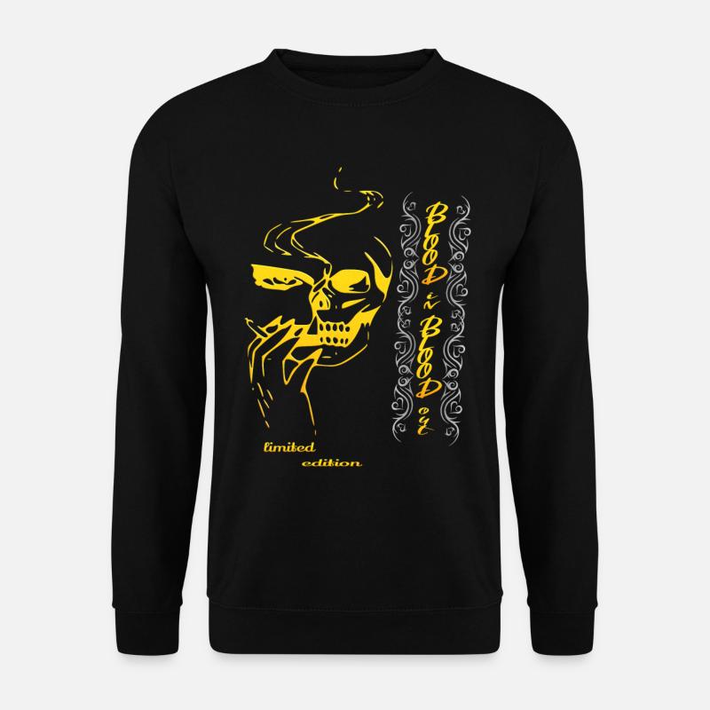 Totenkopf Totenschädel Skull - Unisex Pullover - Schwarz
