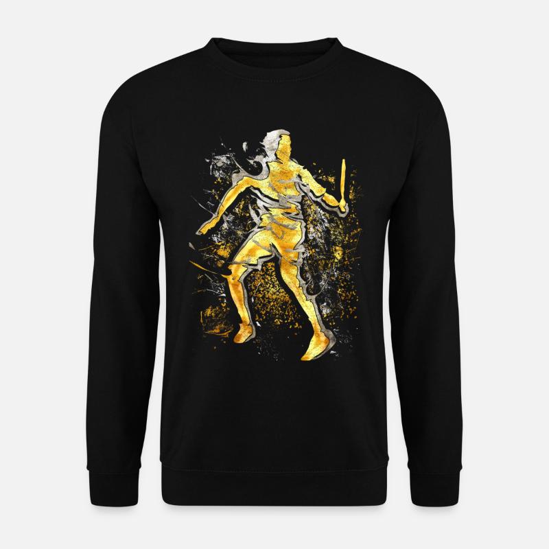 Badminton - Smash - Badminton Spieler - Unisex Pullover - Schwarz