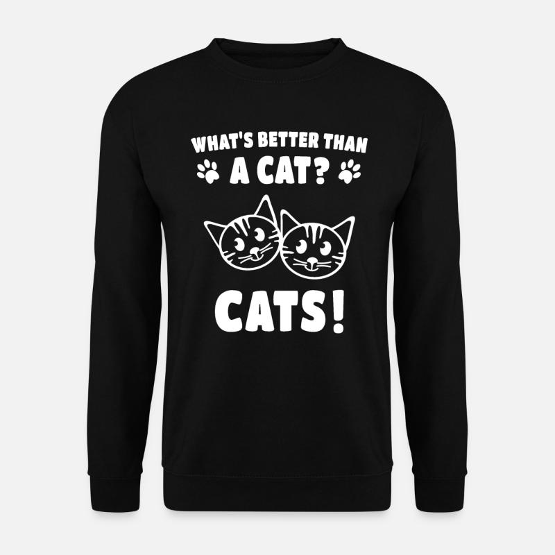 Chat Chat Age Chats Proverbes de chats - Sweat-shirt Unisexe - noir