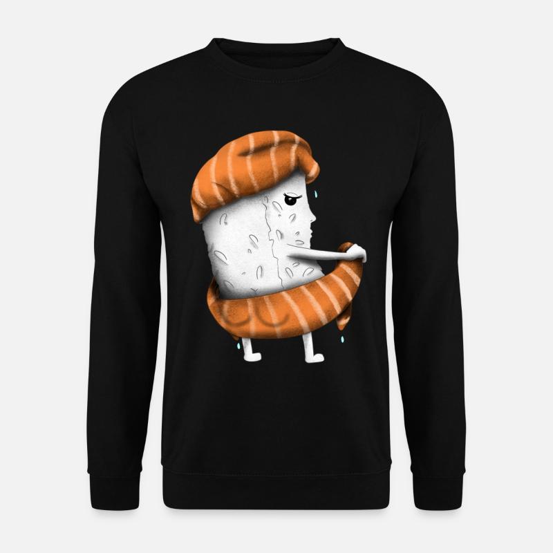 Sushi Handtuch - Unisex Pullover - Schwarz