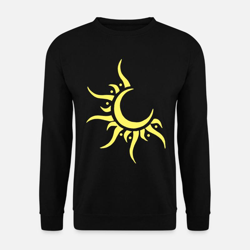 Sun & Moon - Unisex Sweatshirt - black
