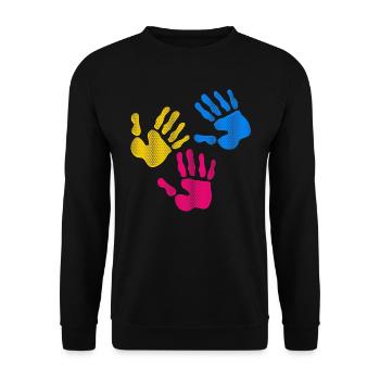 Bollywood 02 - Unisex Sweatshirt - black - Front - Alina (178cm) & Michal (187cm)