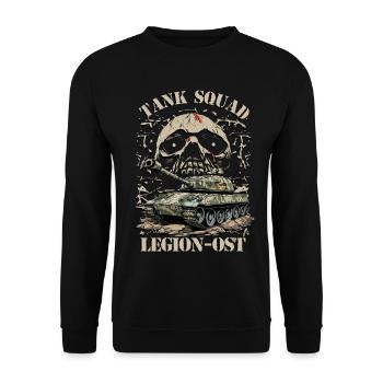 Tank Squad Legion East - Unisex Sweatshirt - black - Front - Alina (178cm) & Michal (187cm)