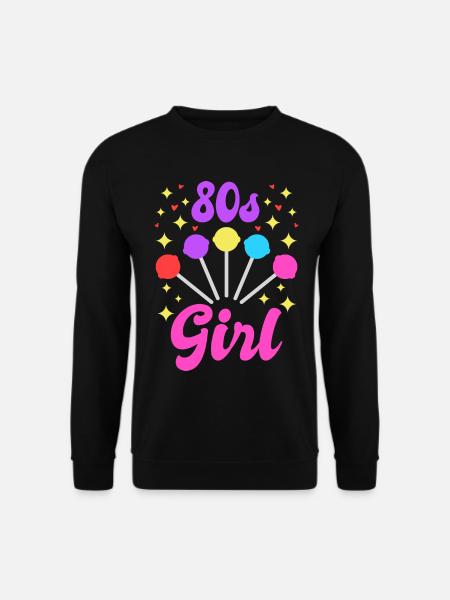 80er Mädel - Unisex Pullover - Schwarz