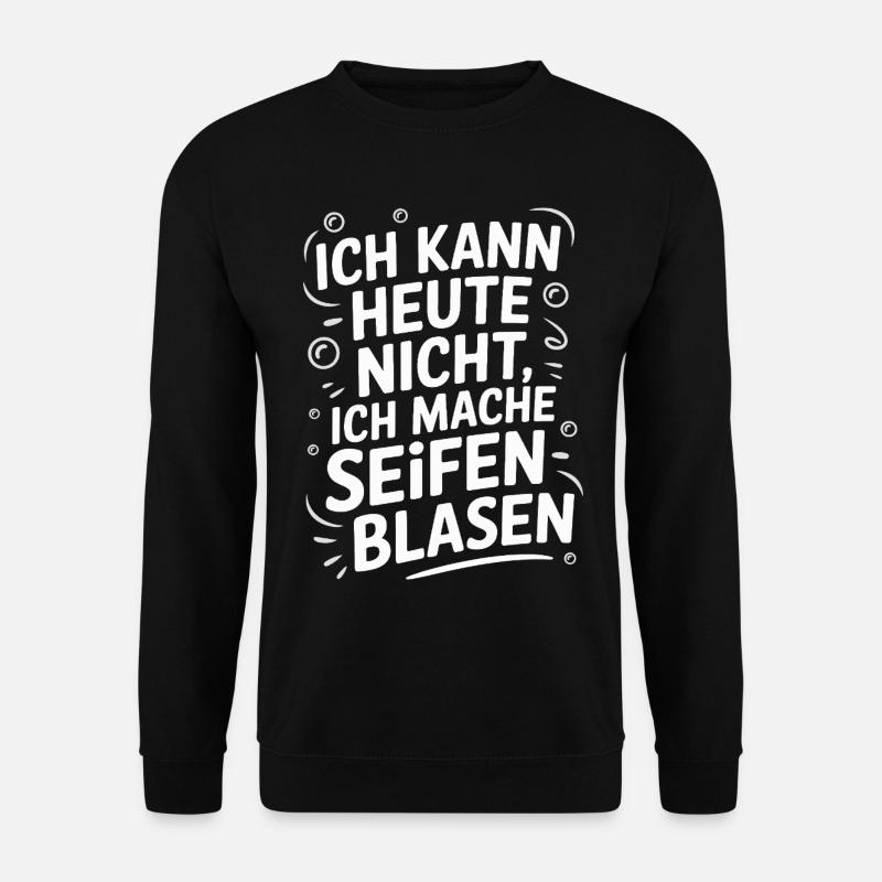 Motivational design with handwritten font - Unisex Sweatshirt - black