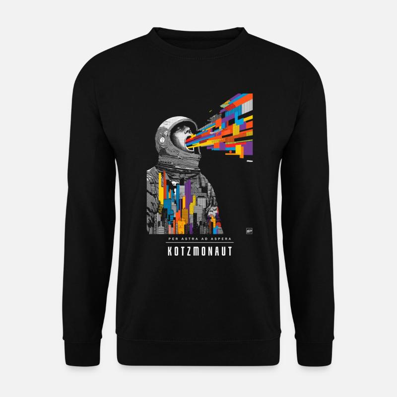 Kotzmonaut - Sweat-shirt Unisexe - noir