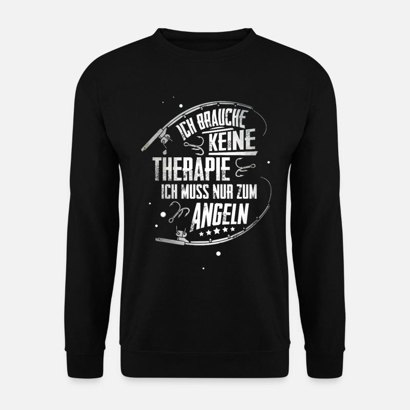 Angeln - Unisex Pullover - Schwarz