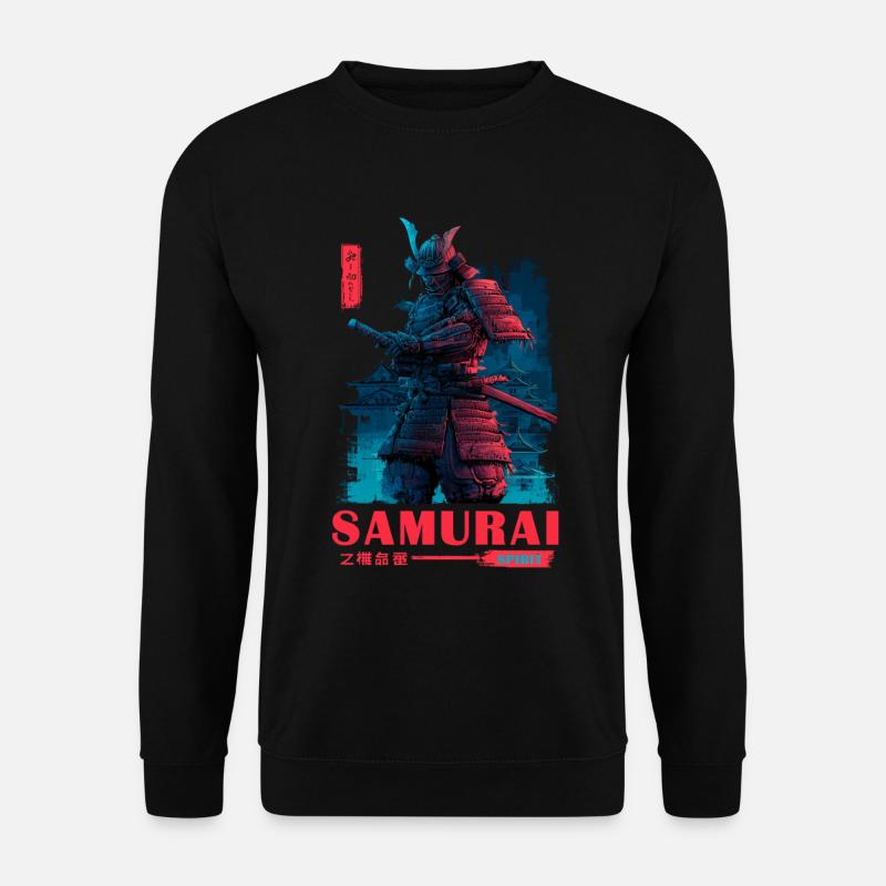 Neon Samurai Spirit - Unisex Sweatshirt - black