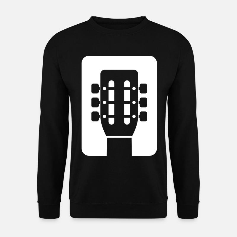 Emblème de guitare - Sweat-shirt Unisexe - noir