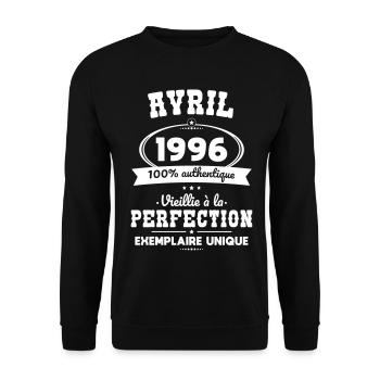 30th Anniversary - April 1996 Perfection - Unisex Sweatshirt - black - Front - Alina (178cm) & Michal (187cm)