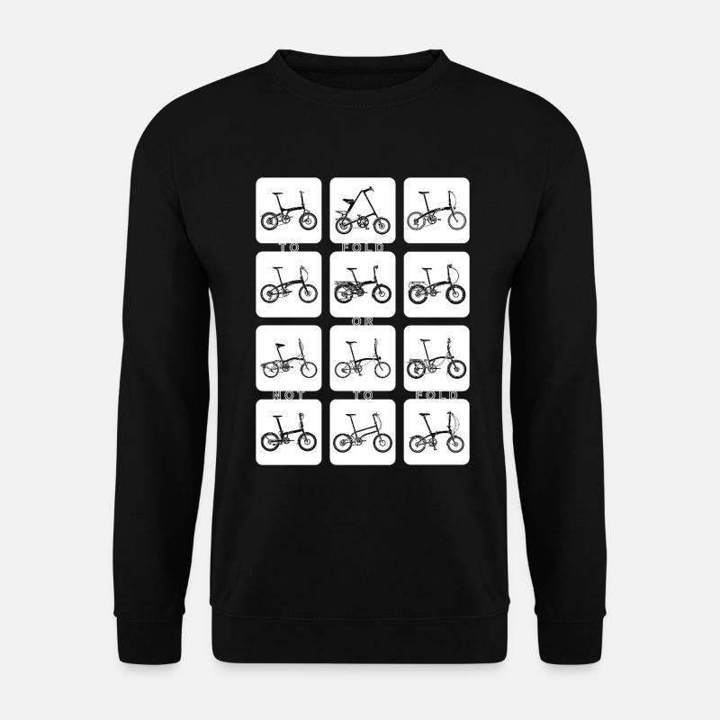 FALTEN ODER NICHT FALTEN (umkehren) - Unisex Pullover - Schwarz