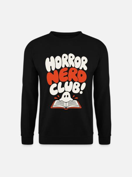 Horror Nerd Club Geist - Unisex Pullover - Schwarz
