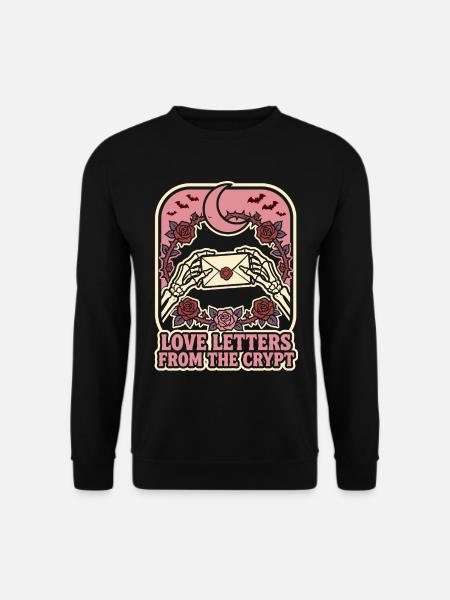 Lettres d’amour de la crypte - Sweat-shirt Unisexe - noir