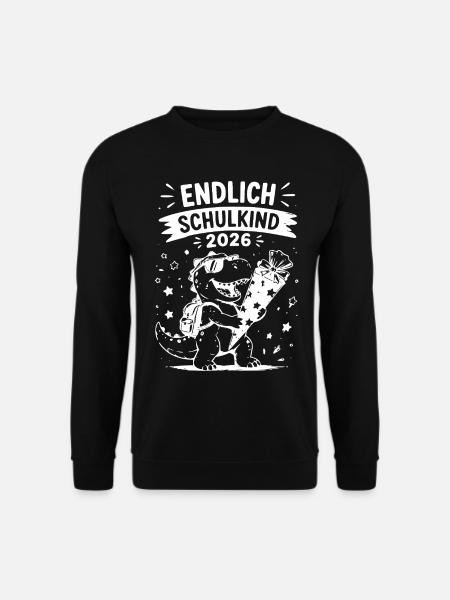 Endlich Schulkind 2026 - Unisex Pullover - Schwarz