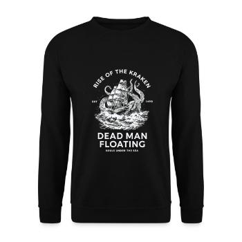 Dead man floating - Unisex Pullover - Schwarz - Vorne - Alina (178cm) & Michal (187cm)